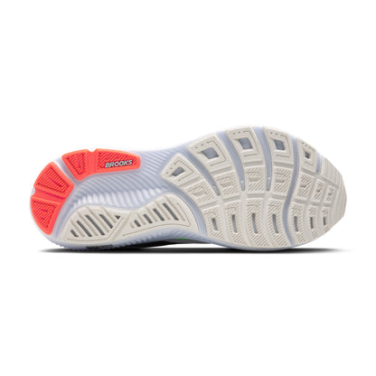 Brooks Ghost 17 Mens Running Shoes - White/Pink Clay/Gecko