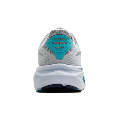 Brooks Ghost 17 Mens Running Shoes - White/Beacon Blue/Ipanema