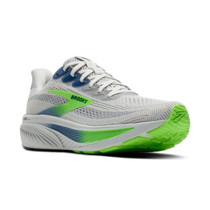 Brooks Ghost 17 Mens Running Shoes - Oyster/Beacon Blue/Gecko