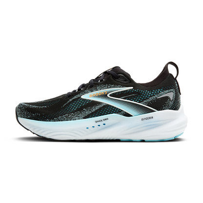 Brooks Glycerin 22 Mens Running Shoes - Black/Blue/White