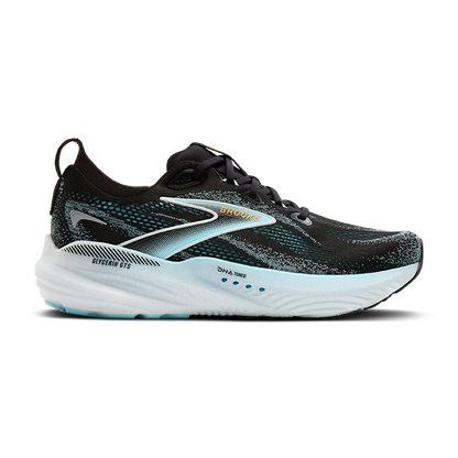 Brooks Glycerin GTS 22 Mens Running Shoe - Black/White/Blue