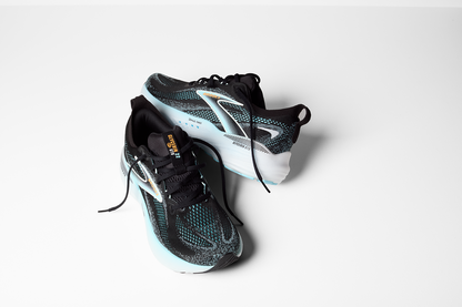 Brooks Glycerin GTS 22 Mens Running Shoe - Black/White/Blue