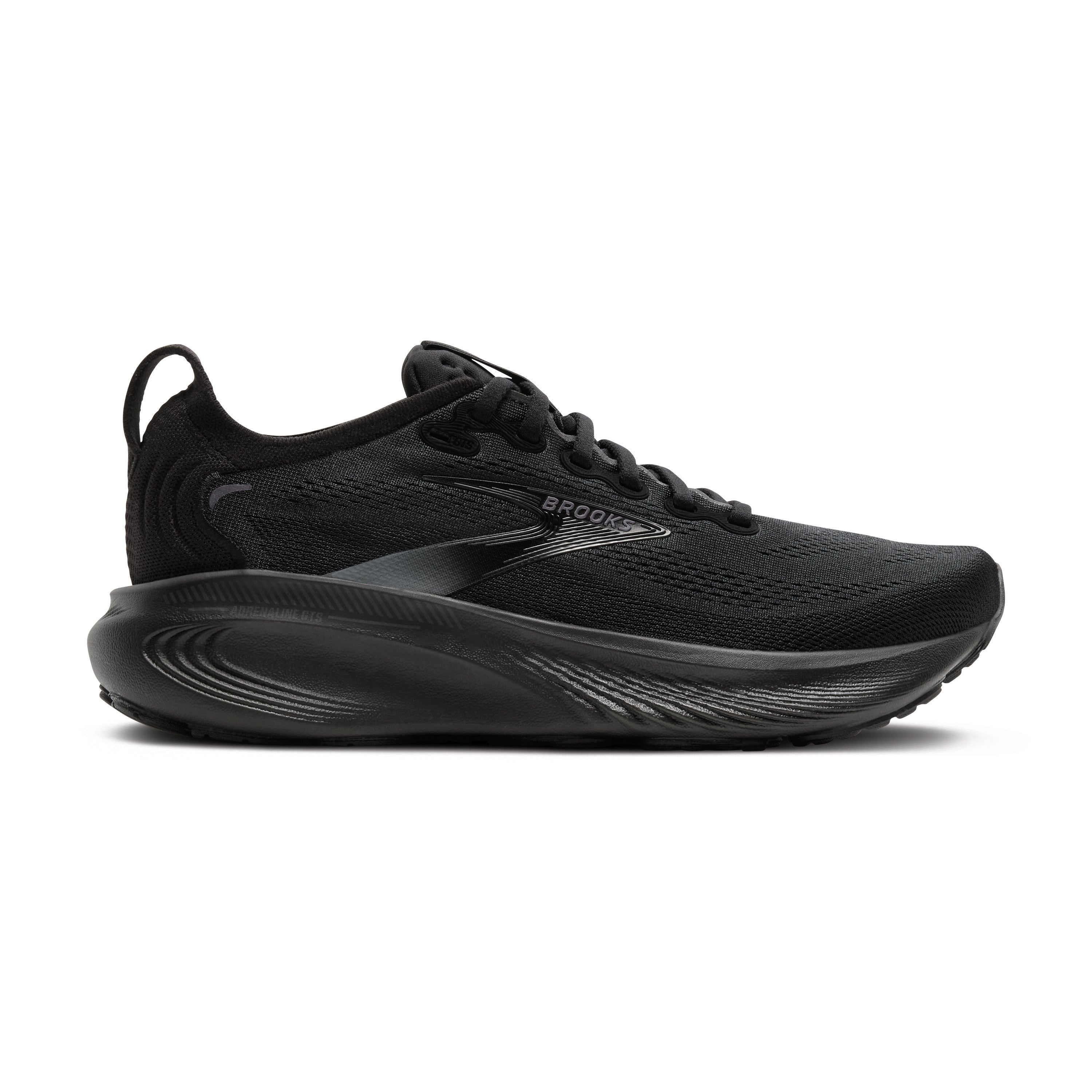 Brooks Adrenaline GTS 25 Mens Running Shoes - Black/Black/Ebony