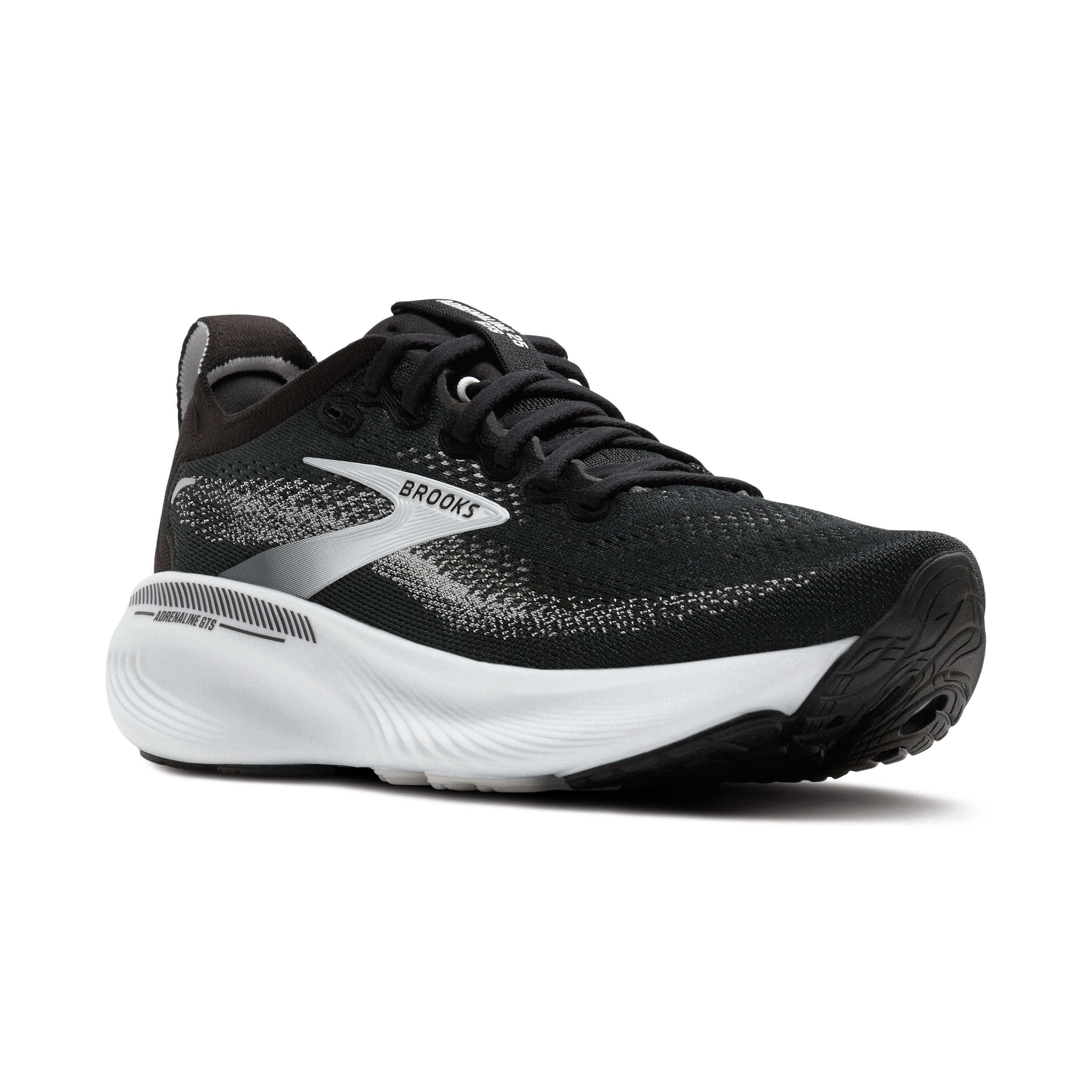 Brooks Adrenaline GTS 25 Mens Running Shoes - Grey/Black/White