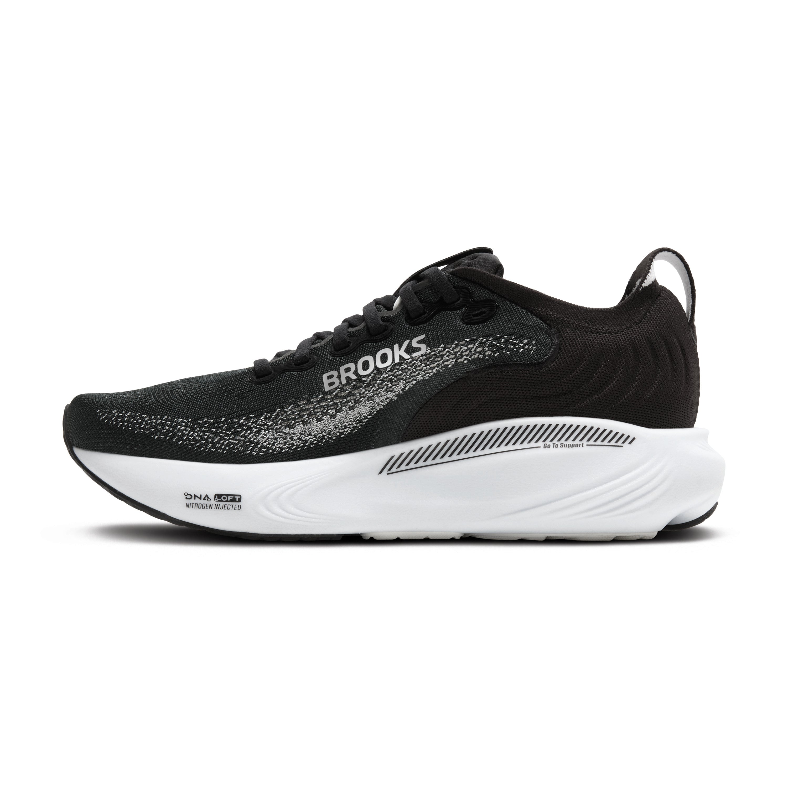 Brooks Adrenaline GTS 25 Mens Running Shoes - Grey/Black/White