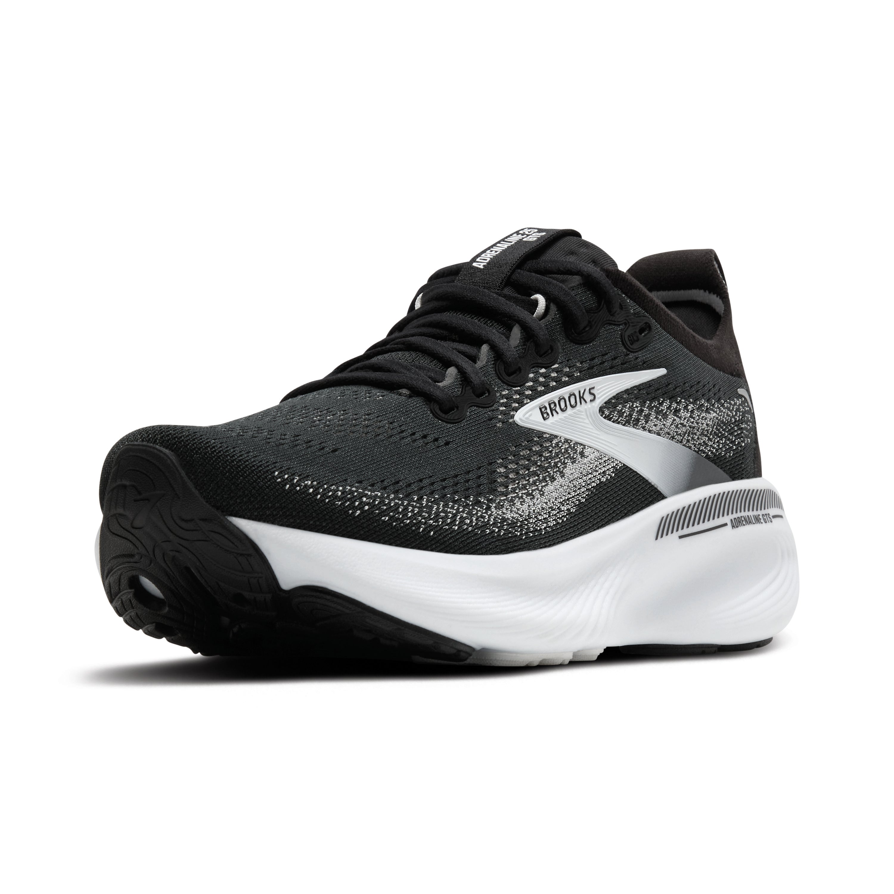 Brooks Adrenaline GTS 25 Mens Running Shoes - Grey/Black/White