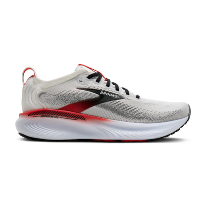 Brooks Adrenaline GTS 25 Mens Running Shoes - White/Black/Red