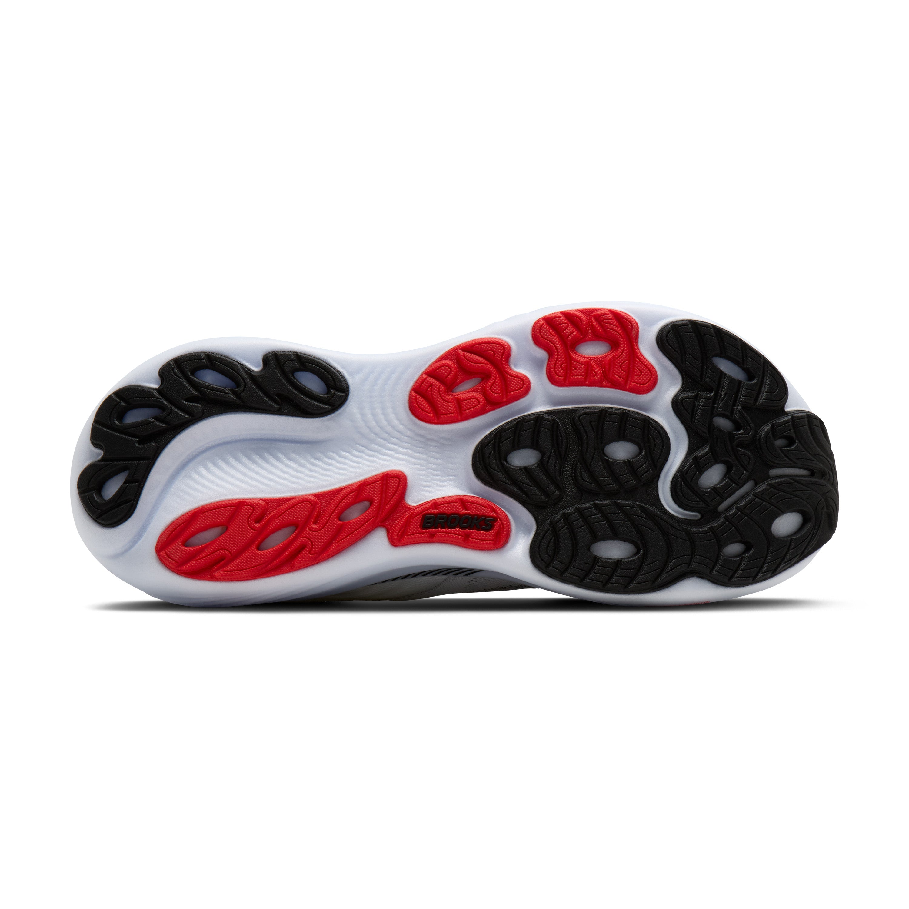 Brooks Adrenaline GTS 25 Mens Running Shoes - White/Black/Red
