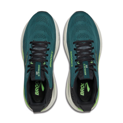 Brooks Adrenaline GTS 25 Mens Running Shoes - Atlantic Deep/Coconut/Green