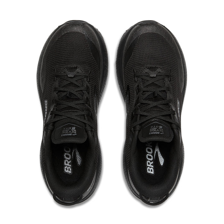 Brooks Divide 6 GTX Mens Trail Running Shoes - Black/Black/Ebony