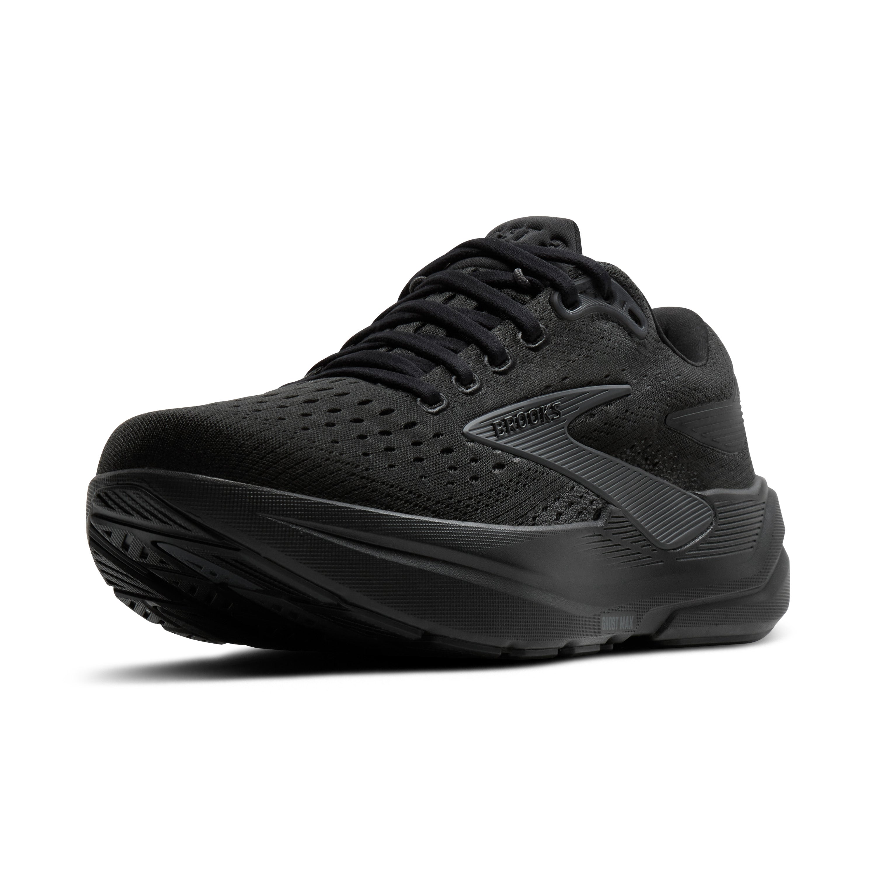 Brooks Ghost Max 3 Mens Running Shoes - Black/Black/Ebony