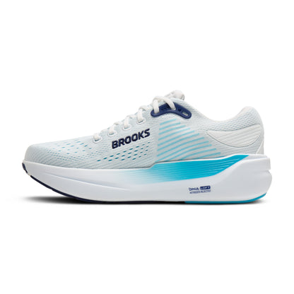 Brooks Ghost Max 3 Mens Running Shoes - Bright White/Beacon Blue/Teal