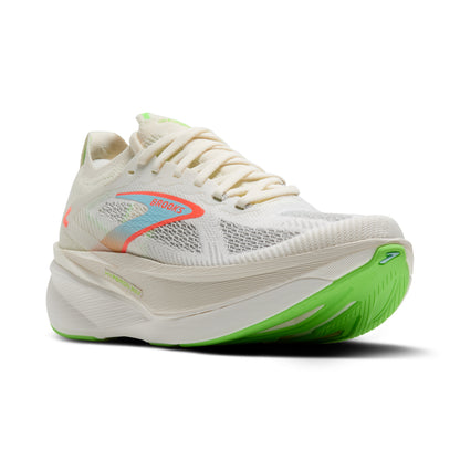 Brooks Hyperion Max 3 Mens Running Shoes - Coconut/Green Gecko/Pink Clay