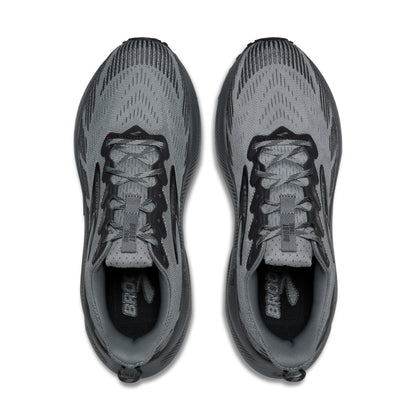 Brooks Ghost Trail Mens Running Shoes - Grey/Grey/Blackened Pearl