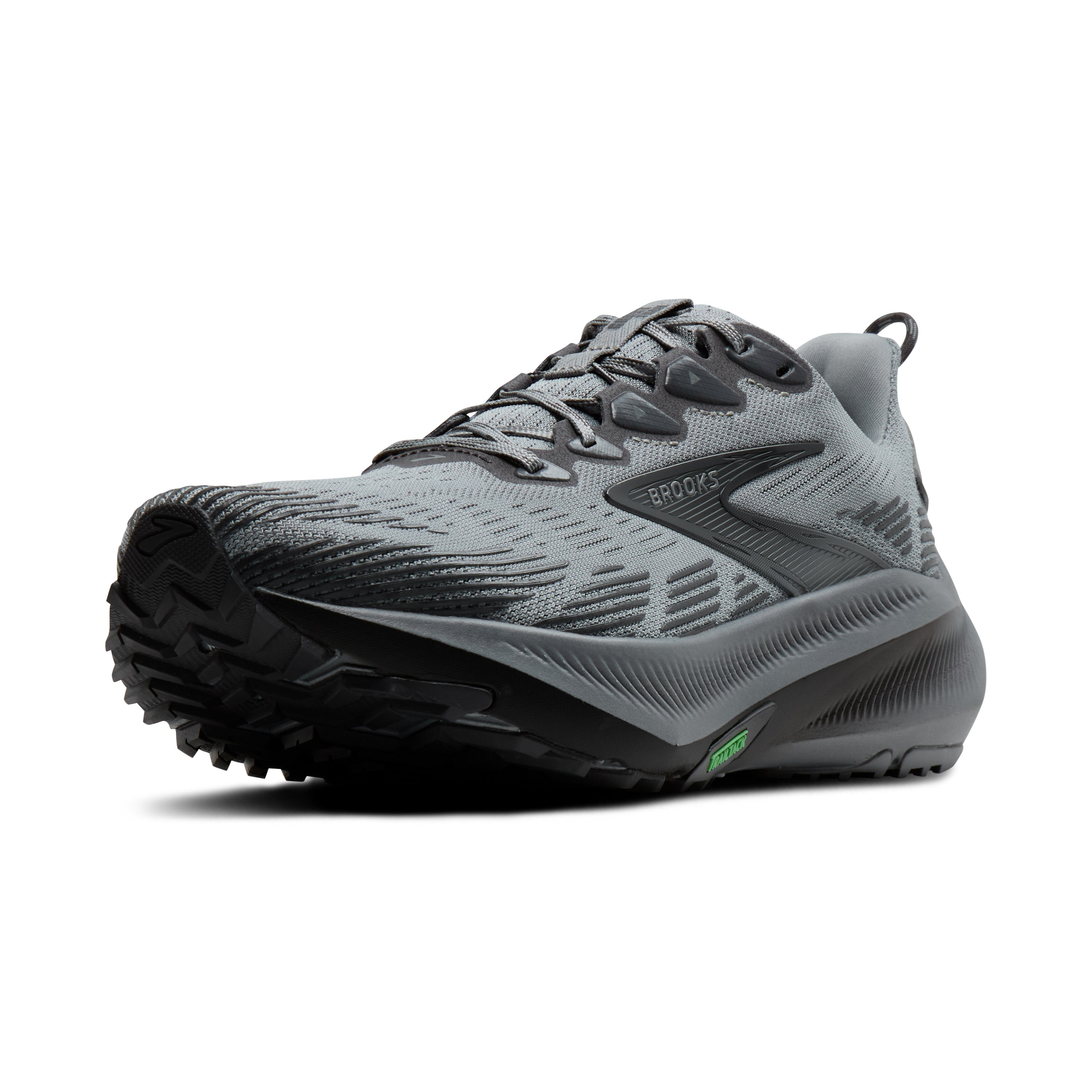 Brooks Ghost Trail Mens Running Shoes - Grey/Grey/Blackened Pearl
