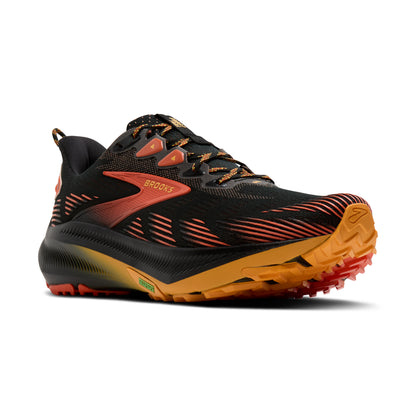 Brooks Ghost Trail Mens Running Shoes - Black/Red/Orange