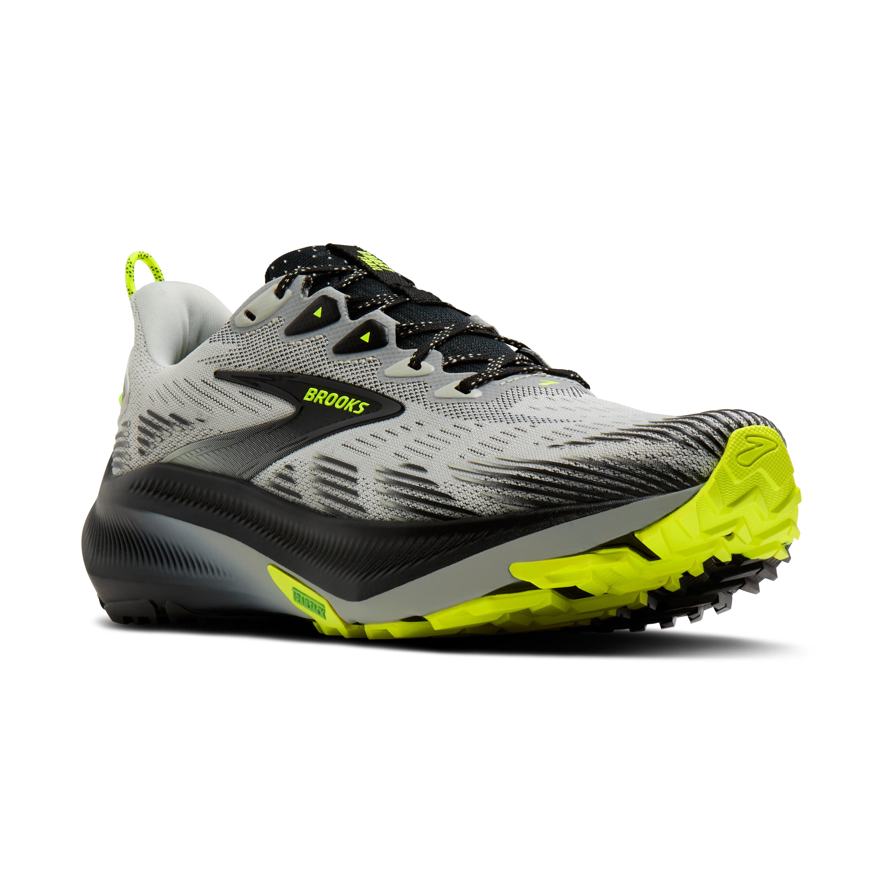 Brooks Ghost Trail Mens Running Shoes - Grey/Black/Nightlife