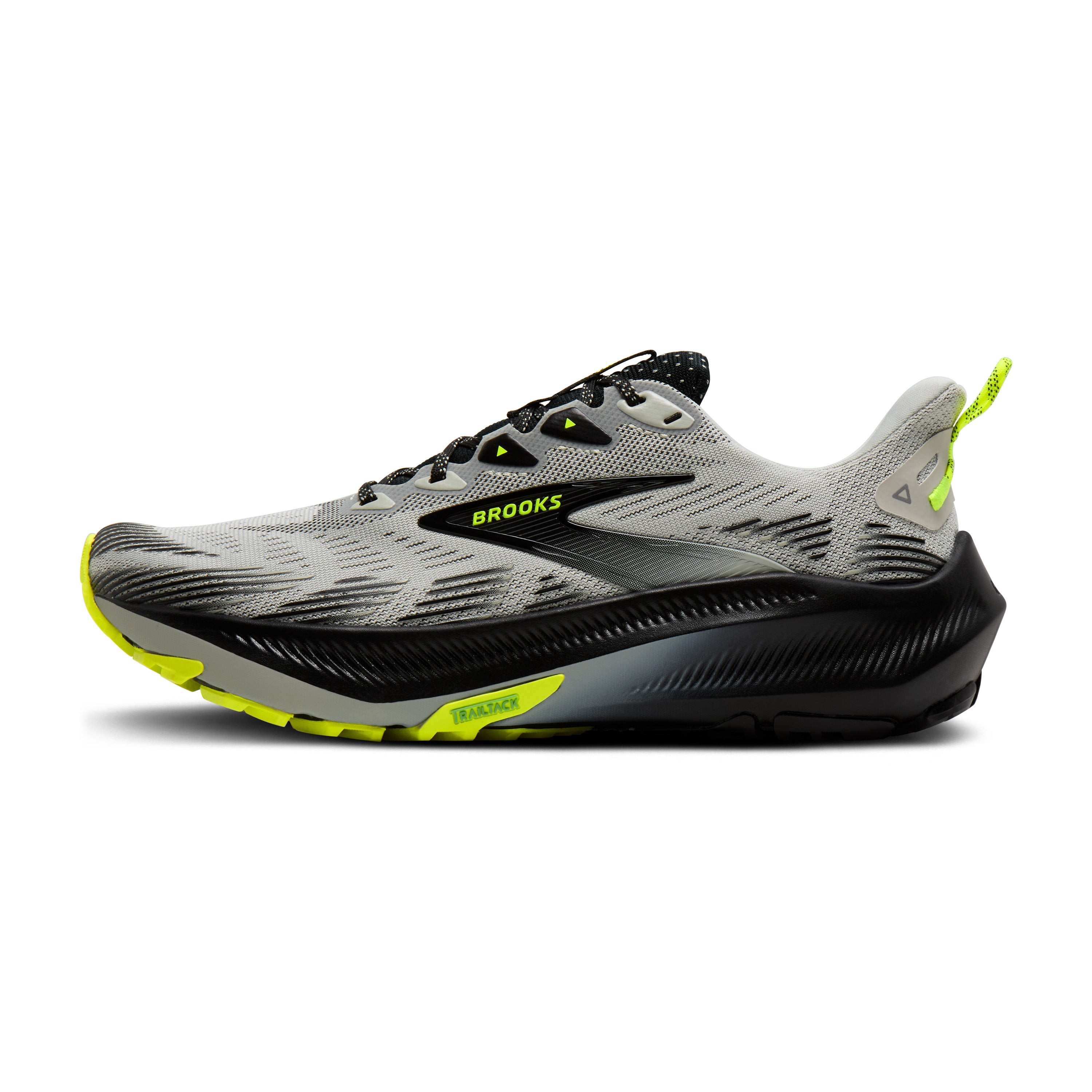 Brooks Ghost Trail Mens Running Shoes - Grey/Black/Nightlife