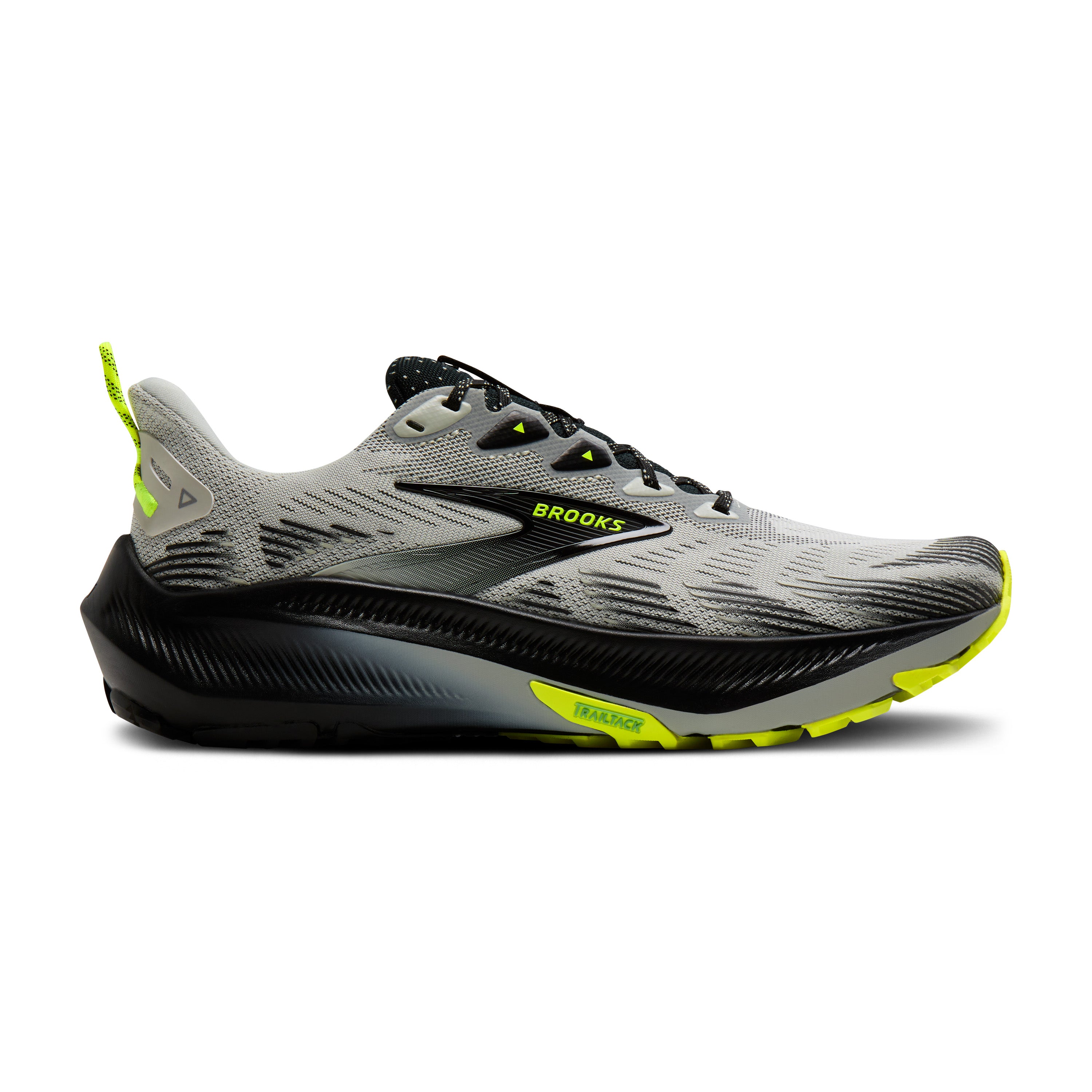 Brooks Ghost Trail Mens Running Shoes - Grey/Black/Nightlife