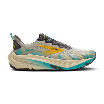 Brooks Ghost Trail Mens Running Shoes - Bleached Sand/Rabbit/Bluefish