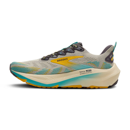 Brooks Ghost Trail Mens Running Shoes - Bleached Sand/Rabbit/Bluefish
