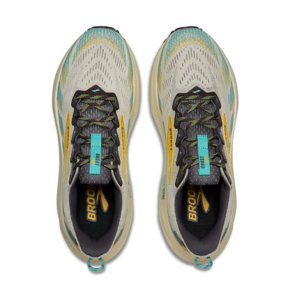 Brooks Ghost Trail Mens Running Shoes - Bleached Sand/Rabbit/Bluefish