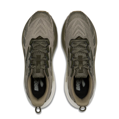 Brooks Ghost Trail Mens Running Shoes - Olive/Olive/Metallic