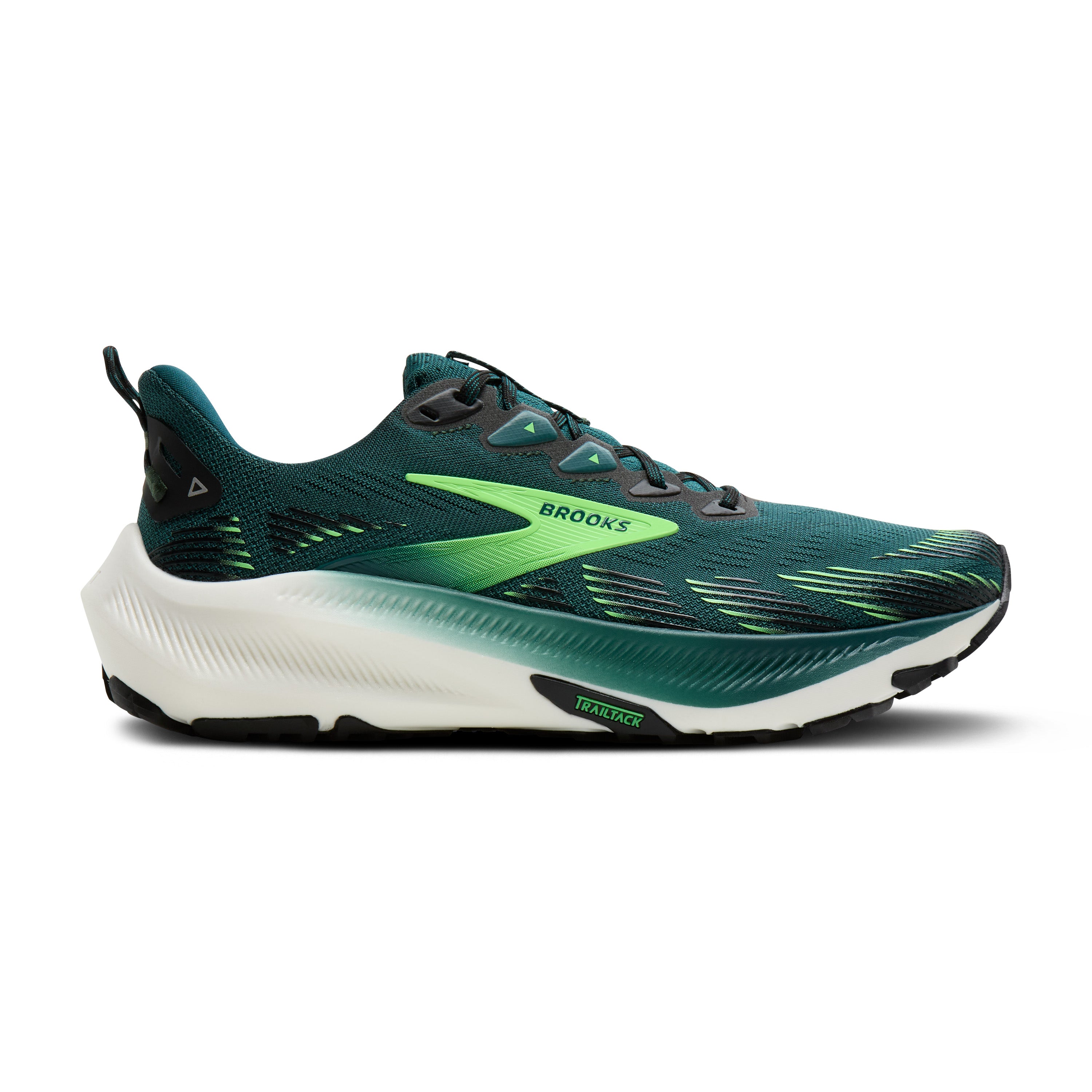 Brooks Ghost Trail Mens Running Shoes - Atlantic Deep/Black/Green