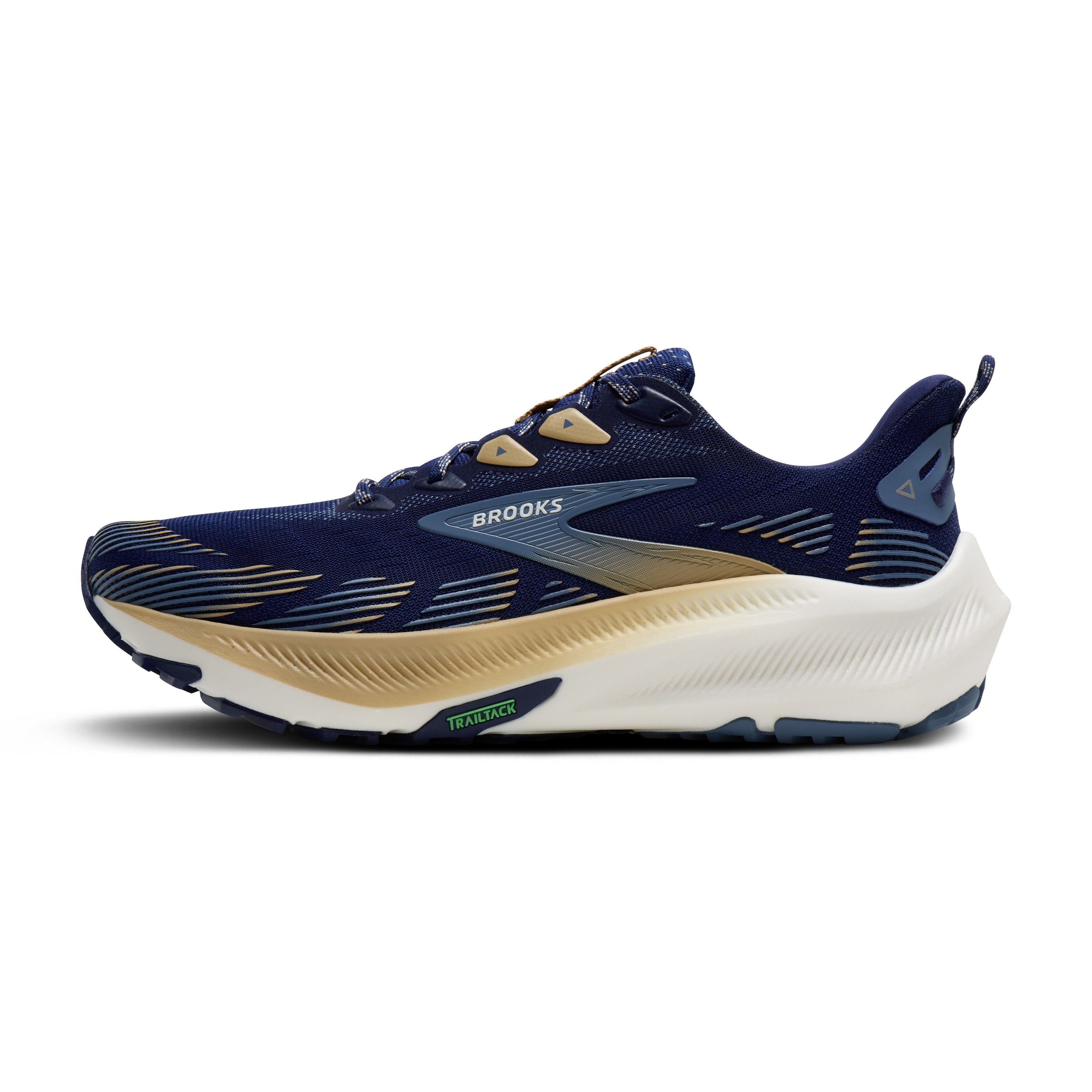 Brooks Ghost Trail Mens Running Shoes - Blue/Starfish/Moonlight