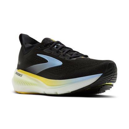 Brooks Glycerin GTS 23 Mens Running Shoes - Black/Cyber Yellow/Nightlife