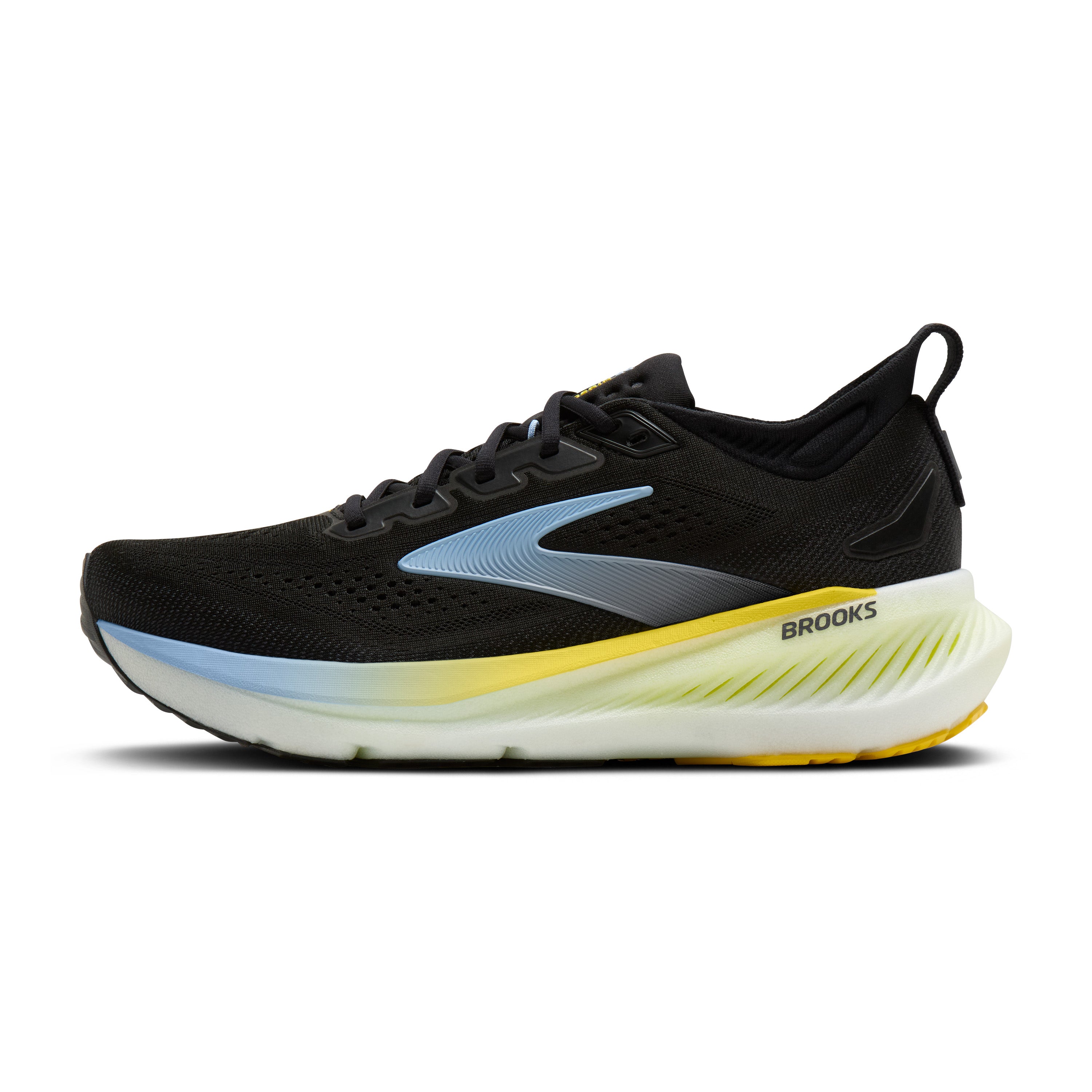 Brooks Glycerin 23 Mens Running Shoes - Black/Cyber Yellow/Nightlife