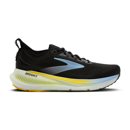 Brooks Glycerin GTS 23 Mens Running Shoes - Black/Cyber Yellow/Nightlife