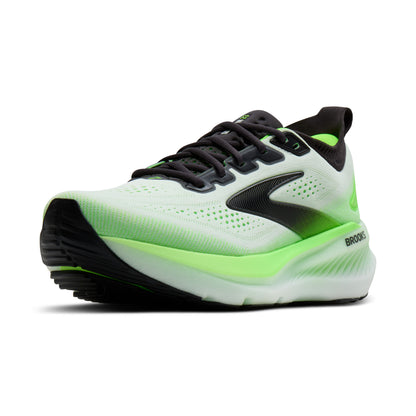 Brooks Glycerin 23 Mens Running Shoes - White/Phantom/Green Gecko