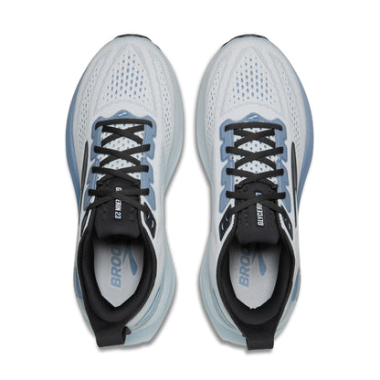 Brooks Glycerin 23 Mens Running Shoes - White/Rain/Baltic Sea