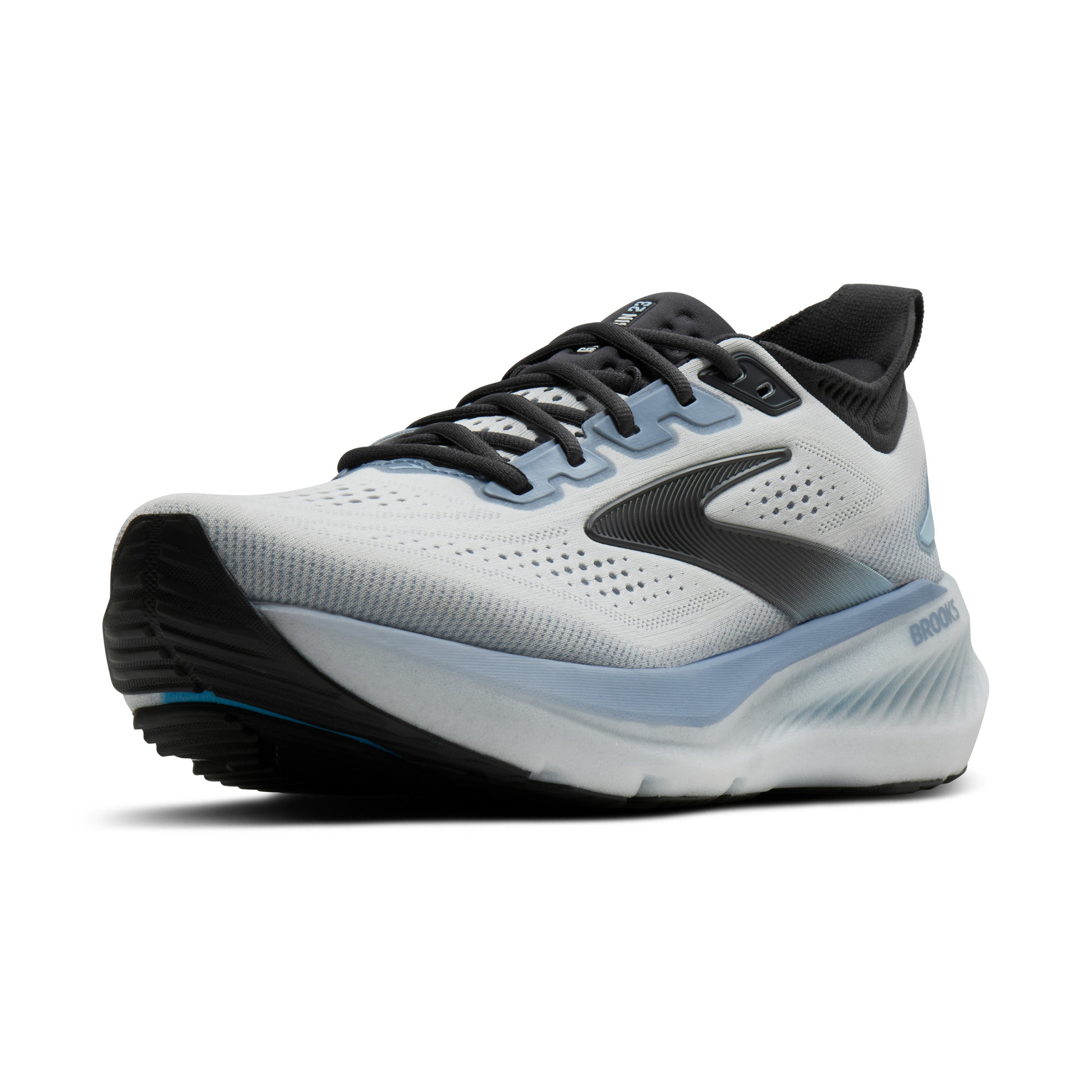 Brooks Glycerin 23 Mens Running Shoes - White/Rain/Baltic Sea