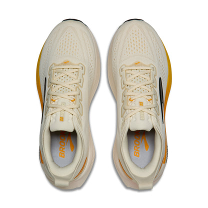 Brooks Glycerin GTS 23 Mens Running Shoes - Arctic Wolf/Angora/Orange