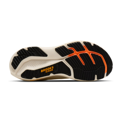 Brooks Glycerin GTS 23 Mens Running Shoes - Arctic Wolf/Angora/Orange