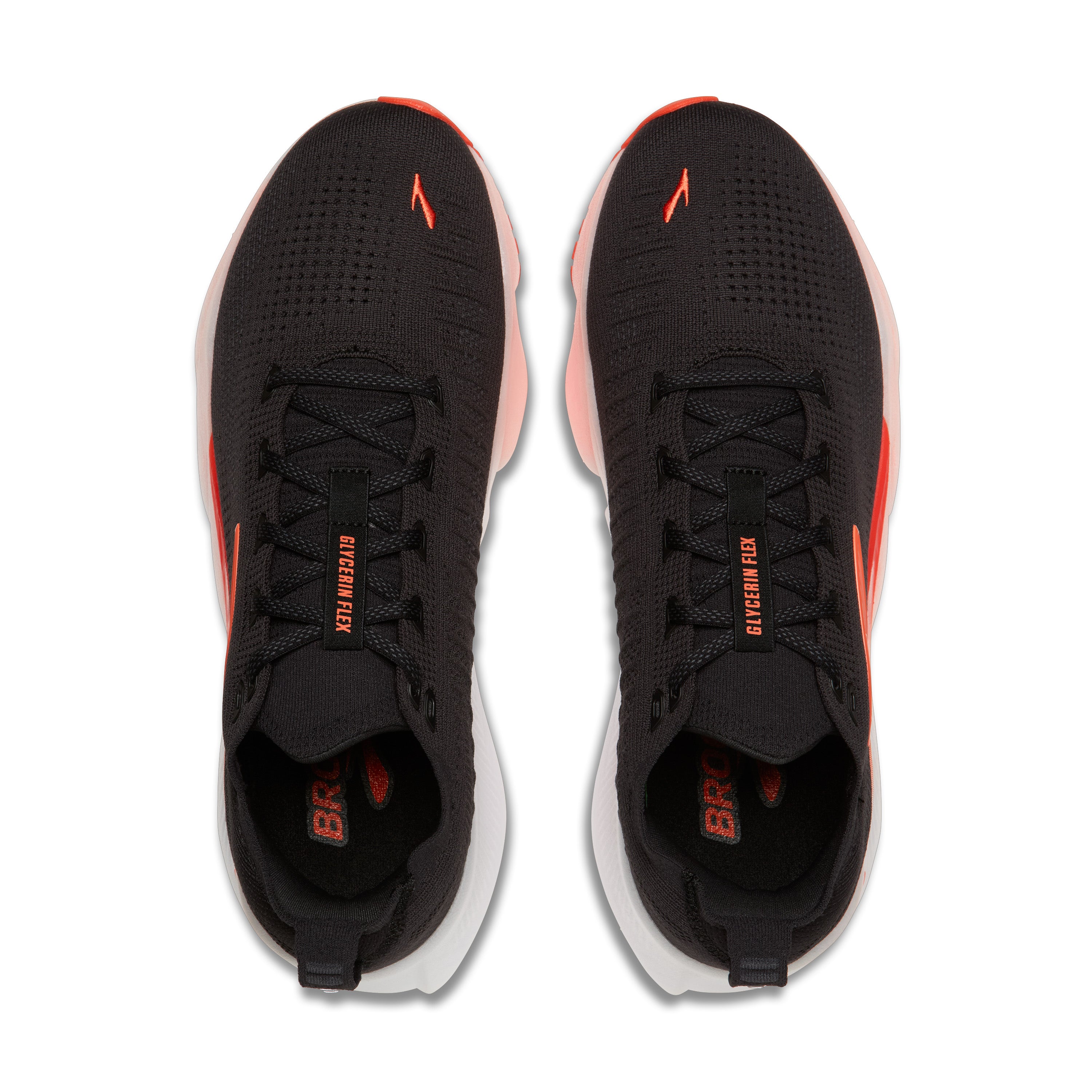Brooks Glycerin Flex Mens Running Shoes - Black/Orange