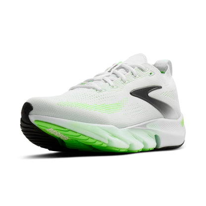 Brooks Glycerin Flex Mens Running Shoes - White/Green Gecko/Phantom