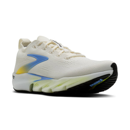 Brooks Glycerin Flex Mens Running Shoes - White/Cyber Yellow/Nightlife