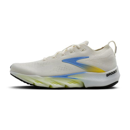 Brooks Glycerin Flex Mens Running Shoes - White/Cyber Yellow/Nightlife