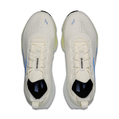 Brooks Glycerin Flex Mens Running Shoes - White/Cyber Yellow/Nightlife