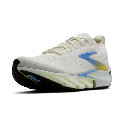 Brooks Glycerin Flex Mens Running Shoes - White/Cyber Yellow/Nightlife