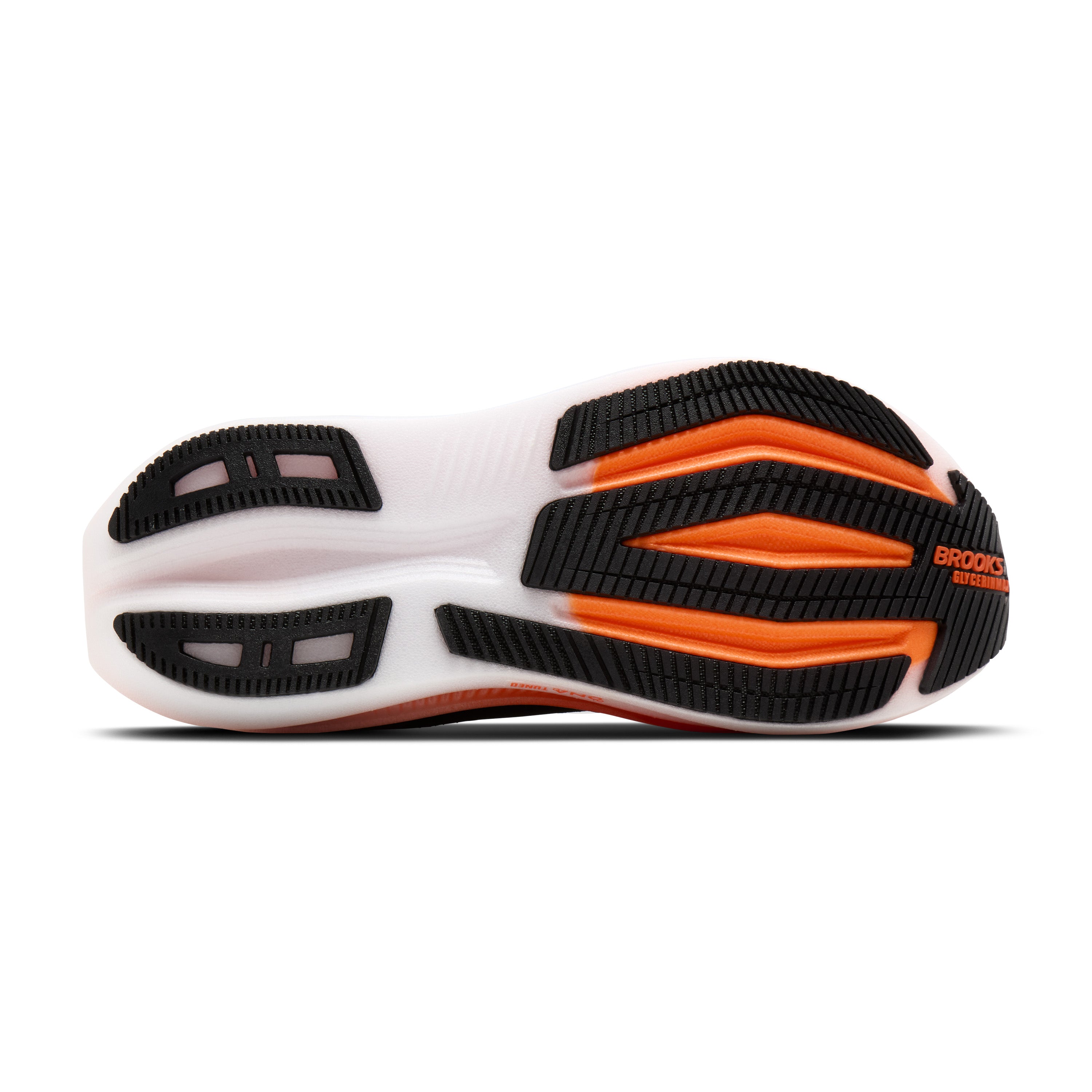 Brooks Glycerin Max 2 Mens Running Shoes - Black/Tigerlilly/Orange