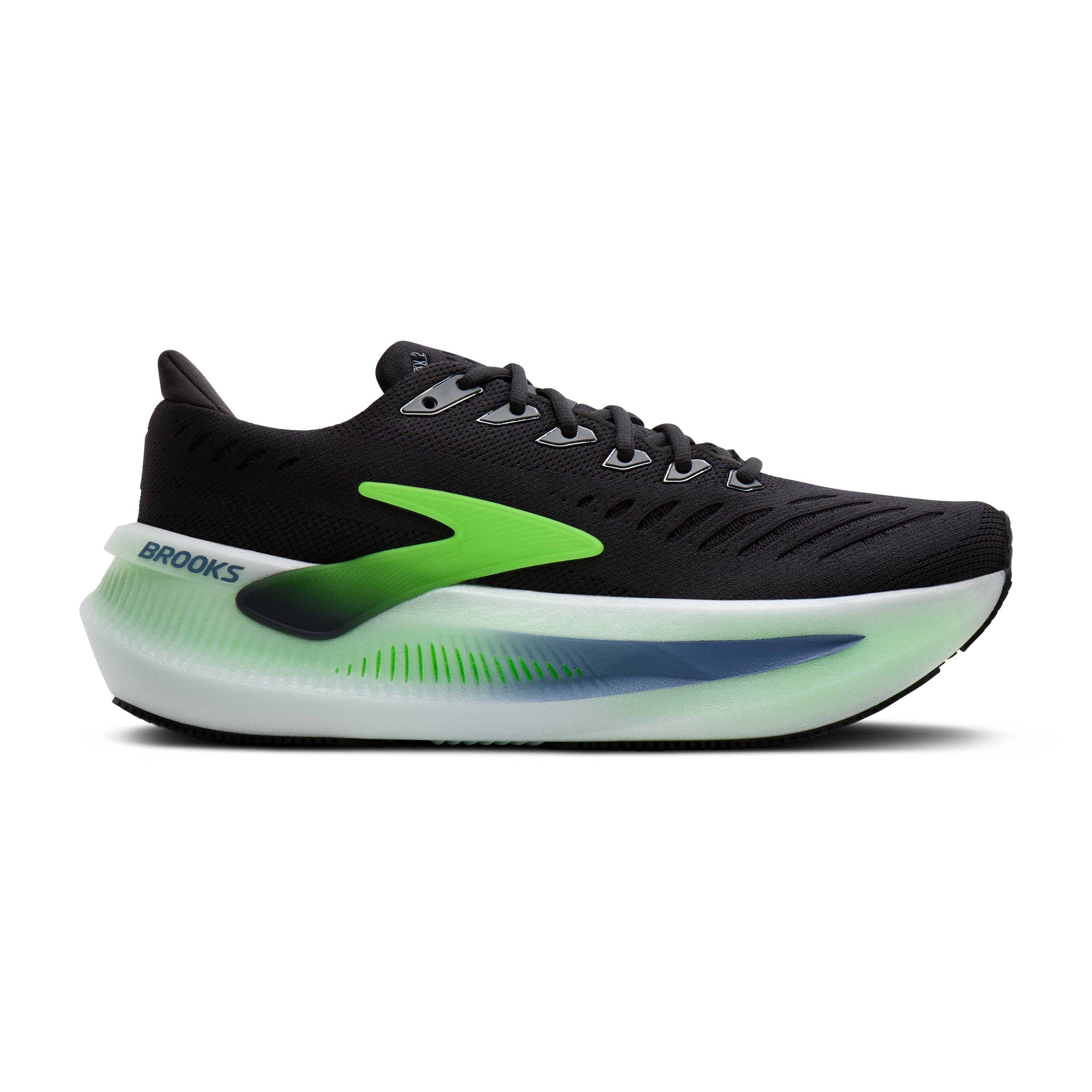 Brooks Glycerin Max 2 Mens Running Shoes - Phantom/White/Green Gecko
