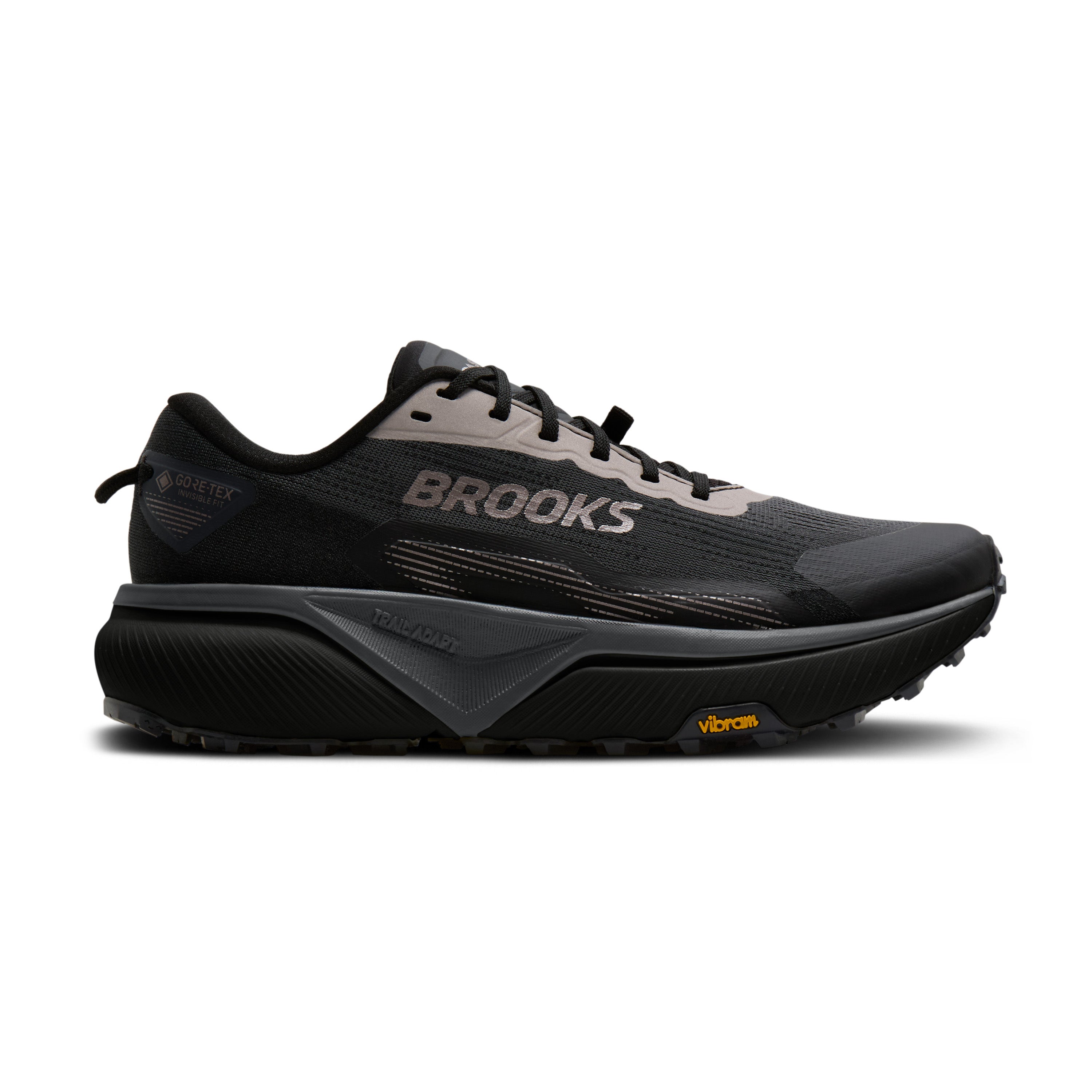Brooks Cascadia 20 GTX Mens Trail Running Shoes - Black/Ebony/Nocturnal