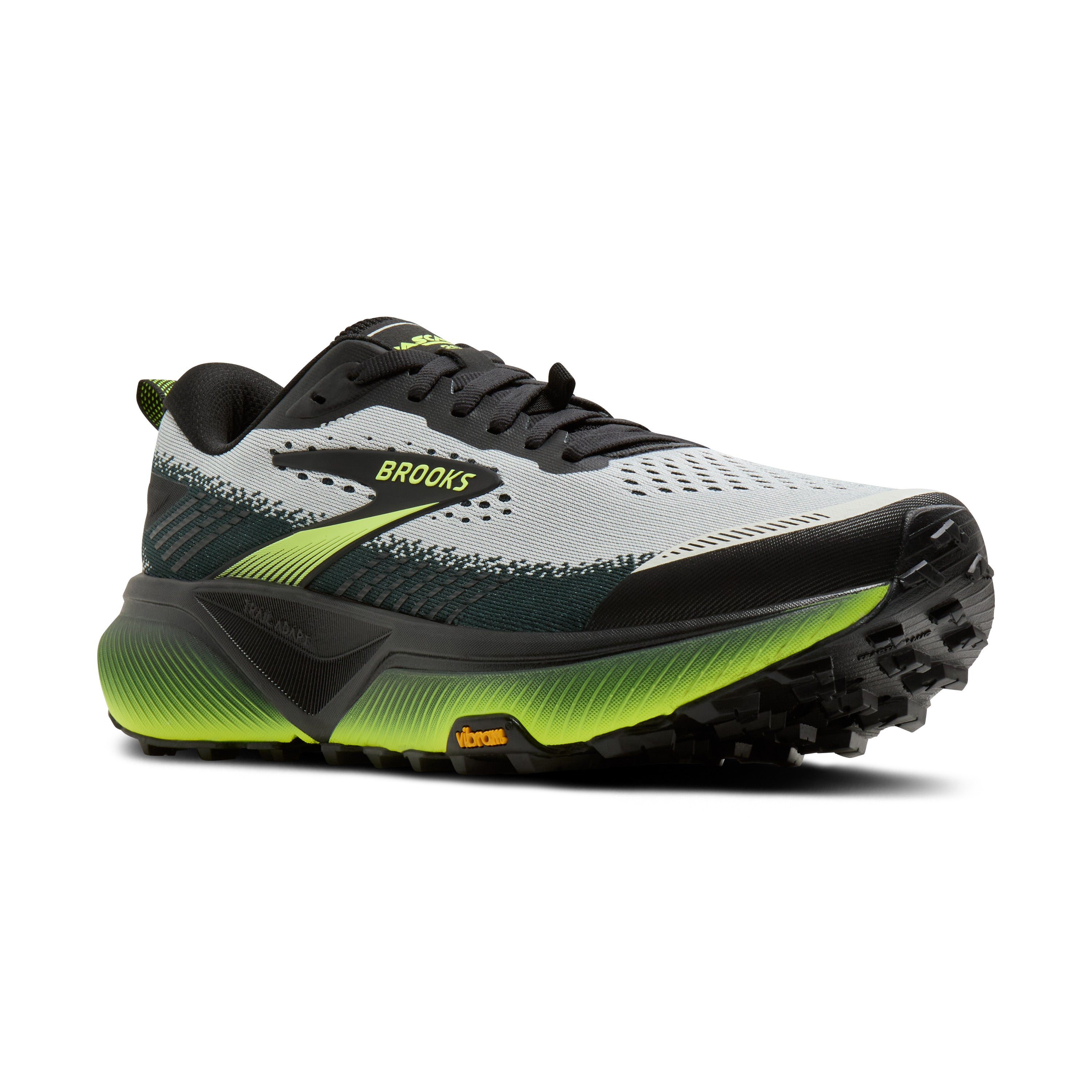 Brooks Cascadia 20 Mens Trail Running Shoes - Grey/Black/Nightlife