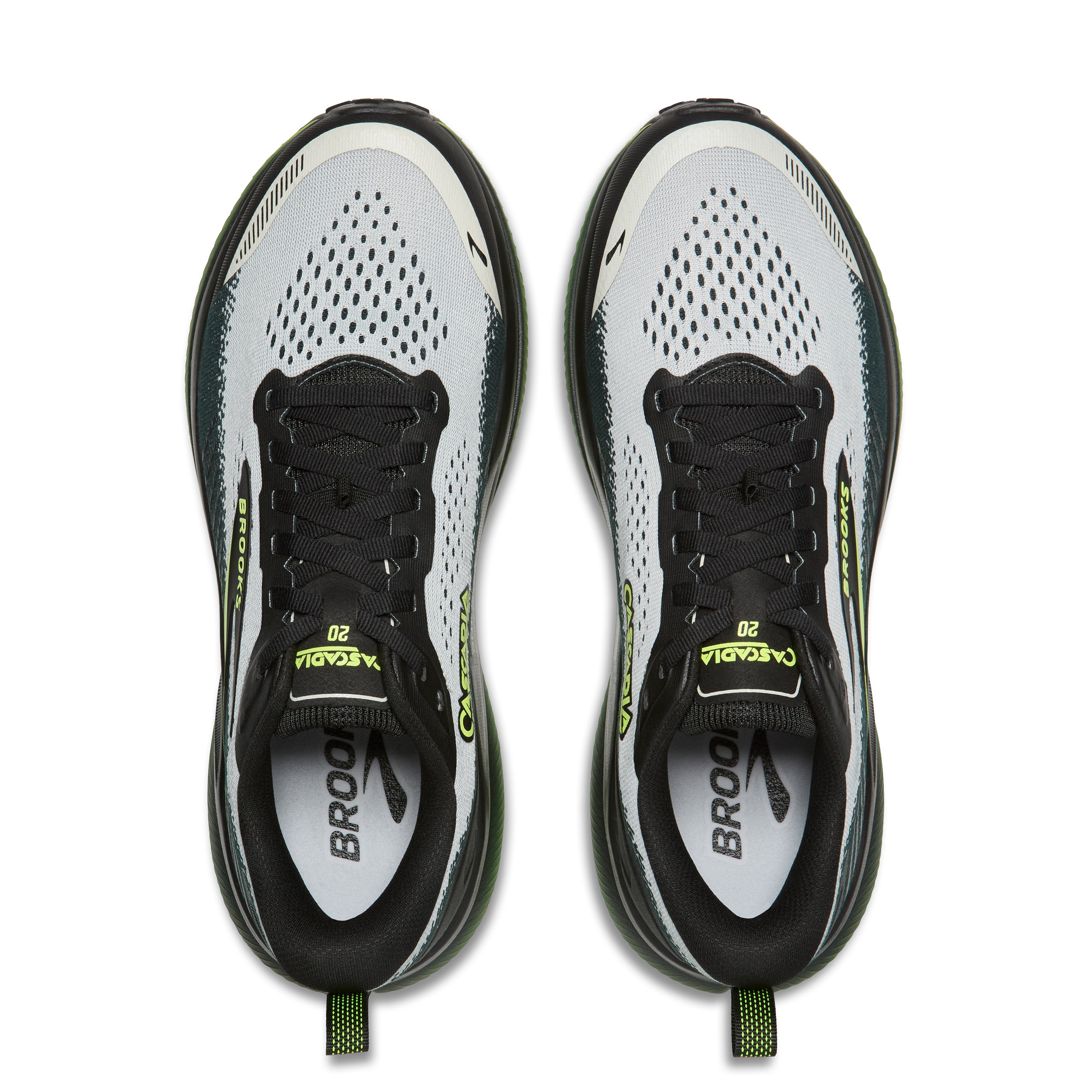Brooks Cascadia 20 Mens Trail Running Shoes - Grey/Black/Nightlife