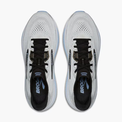 Brooks Ghost 18 Mens Running Shoes - White/Black/Open Air
