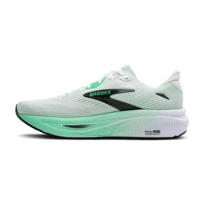 Brooks Ghost 18 Mens Running Shoes - White/Spring Bud/Spruce